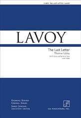 The Last Letter SATB choral sheet music cover